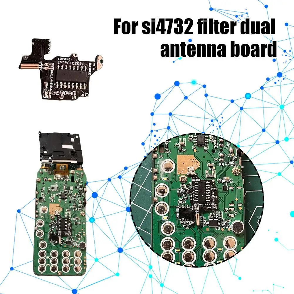 

Sfor Quansheng K5/K6 Modified 4732 Shortwave Receiving Filter Board Si4732 Board Dual Modified Dual Antenna Version Antenna U8Z3