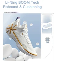 Li-Ning Chaussures de basket-ball pour hommes WADE SHADOW 6V2, chaussures de sport avec coussin BOOM, baskets de sport à support stable ABPV021 3