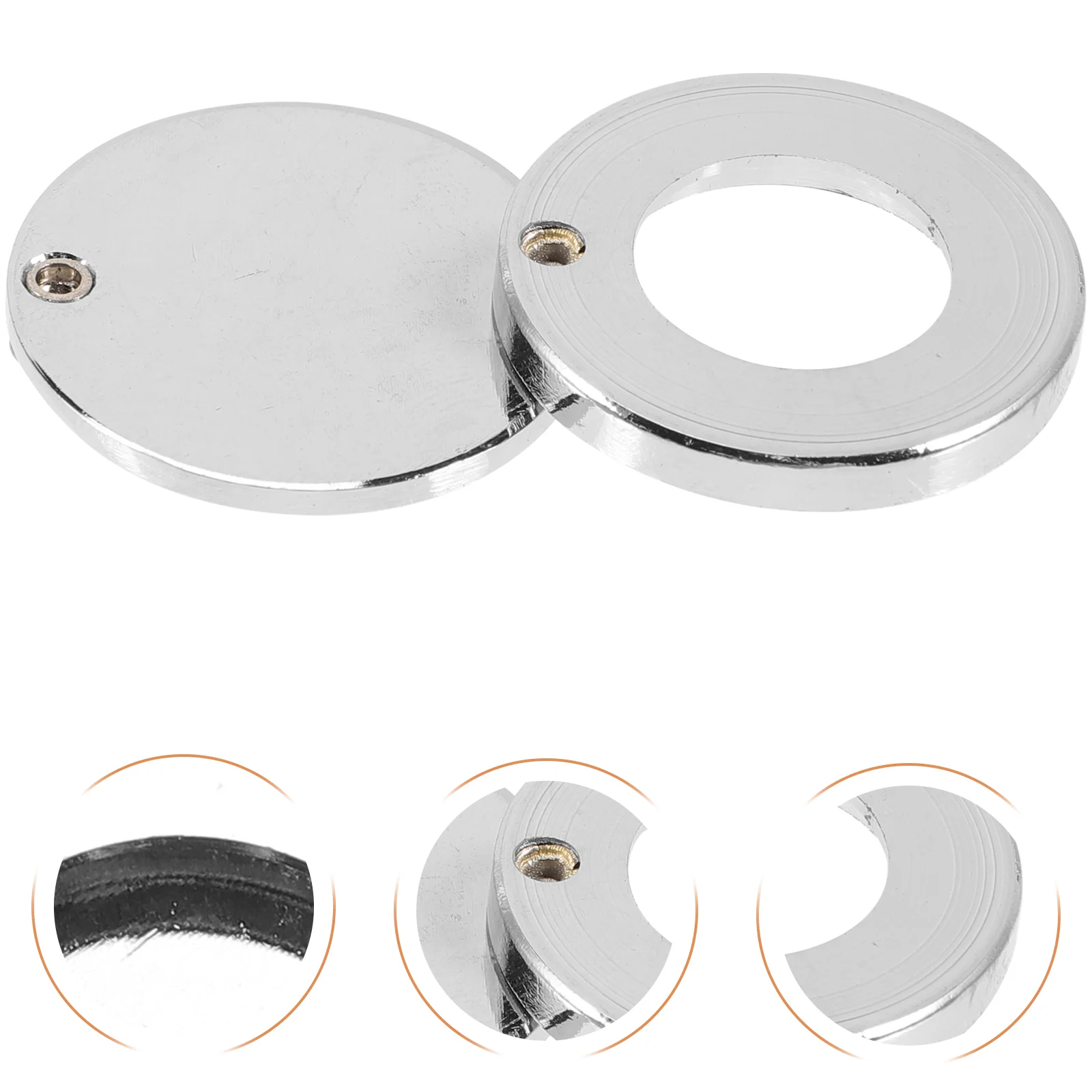 

Cat Eye Back Cover Piece Peepholes for Door View Lids Locks Front Plate Viewer Caps Copper Home