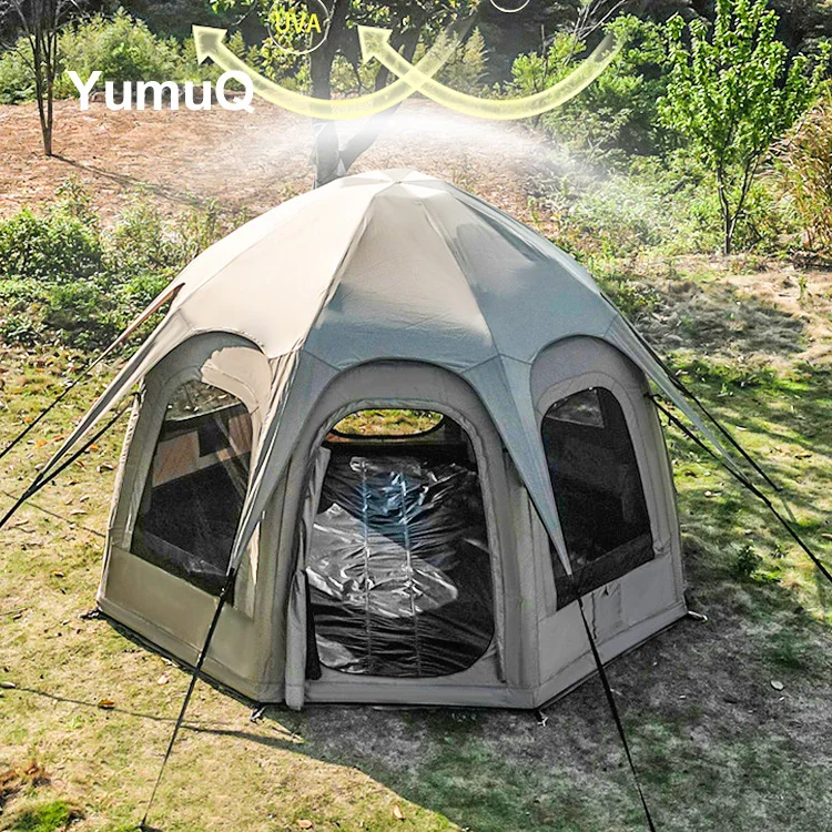 Ready to Ship 4m Glamping Dome Inflatable Tent for Camping Outdoor