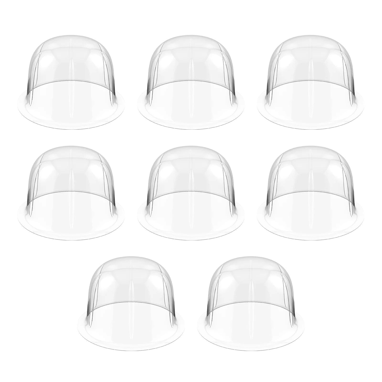 

8-20pcs Plastic Hat Stands Hat Package Support Hat Display Holders Dome Hat Shape Protector Holder PVC Hat Display For Home Shop