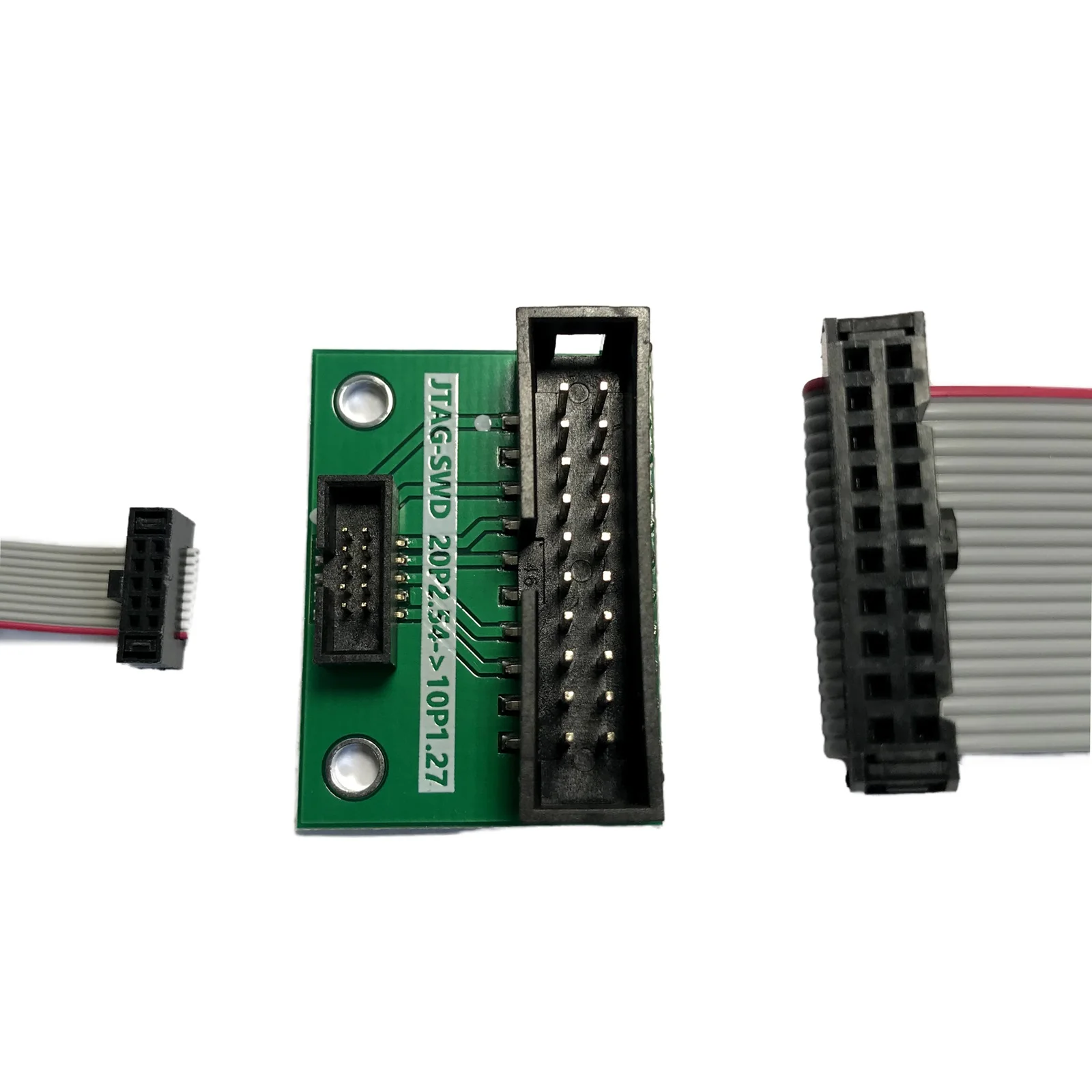 JTAG 20P 2.54mm to 10P 1.27mm Adapter Board Cable For J-link Jlink