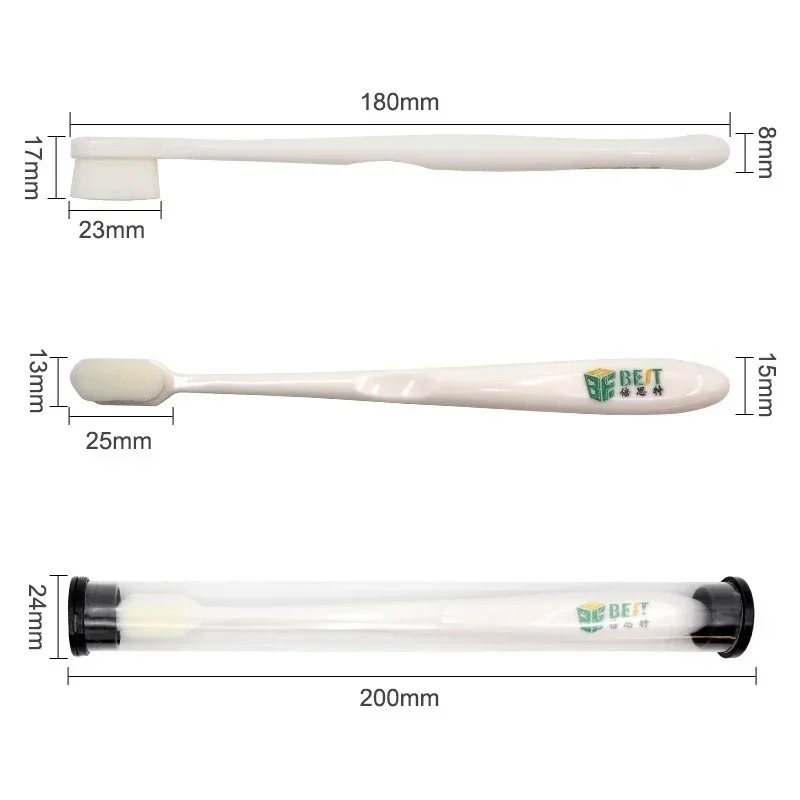 Cleaning Brush BST-82 PBT Fibre For Circuit IC PCB BGA Phone Electric Repairing Motherboard IC Glue Removal Polishing