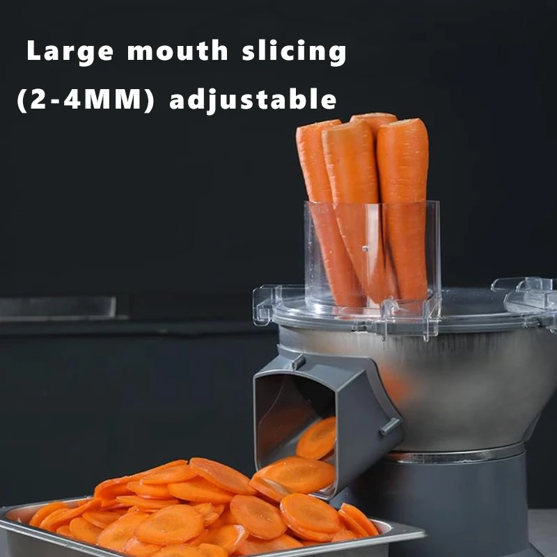 110V/220V Multifunctional Vegetable Carrot Potato Dicing Machine Cutter Slicer Commercial Dicing Machine Small Electric Slicer vegetable cutter