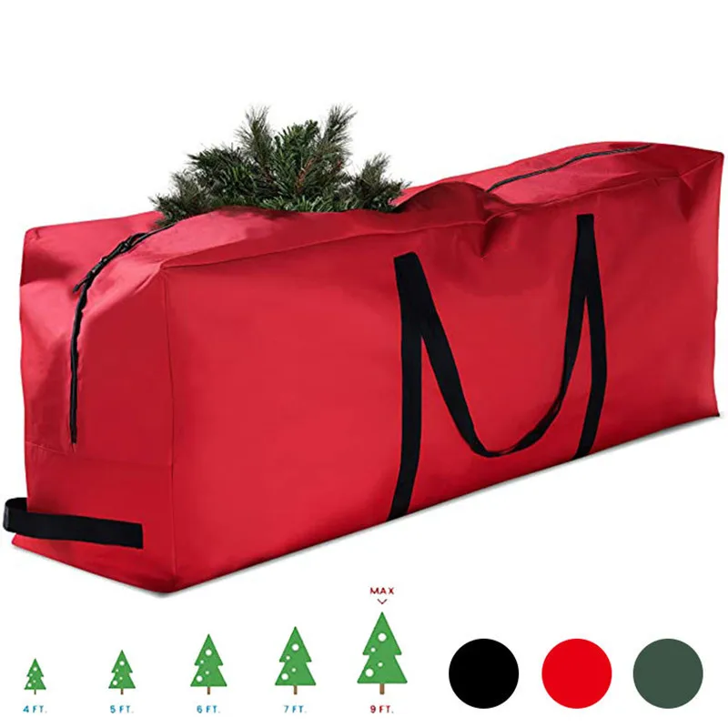

Christmas Tree Bag Oxford Cloth Foldable Xmas Decoration Wreath Storage Bag For Storing Christmas Utenciles Home Storage