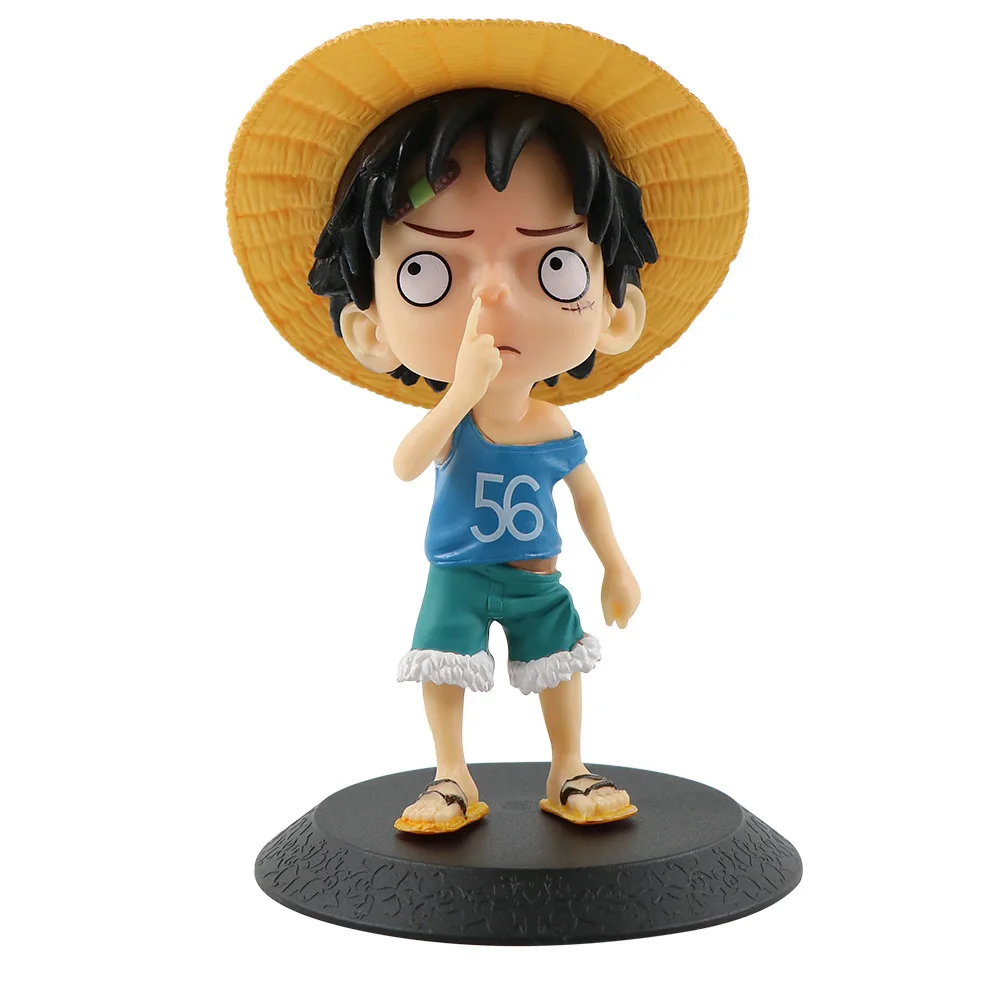 12CM Anime One Piece Monkey D Luffy Figure Childhood Boy Action Figurine  PVC Model Car Decoration Statues Doll Toy Birthday Gift - AliExpress