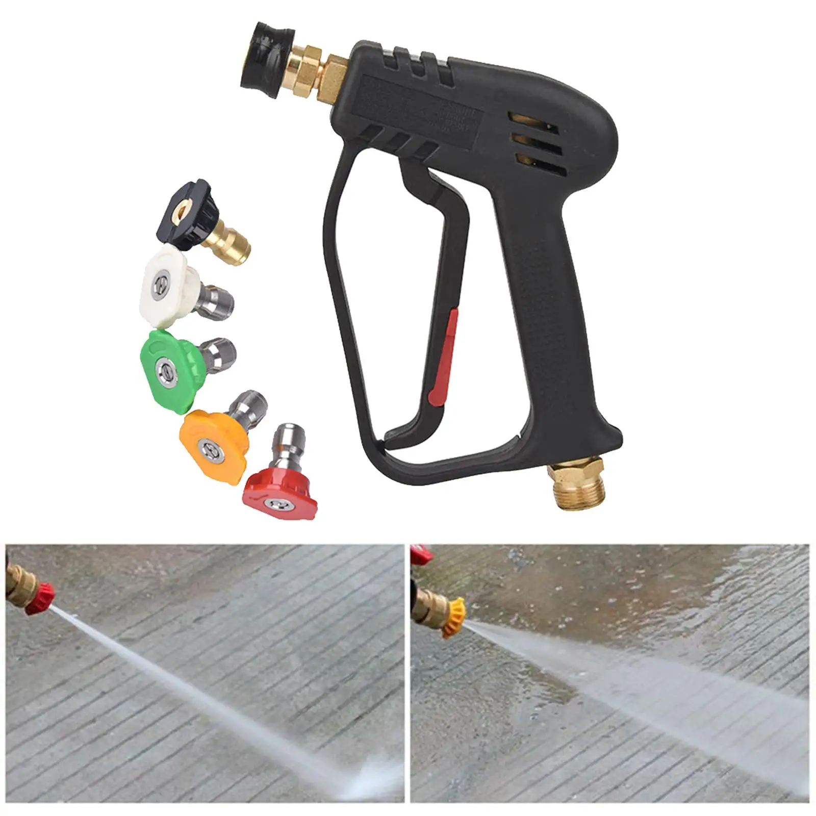 Handheld High Pressure Washer Soap Nozzle Tips Kits