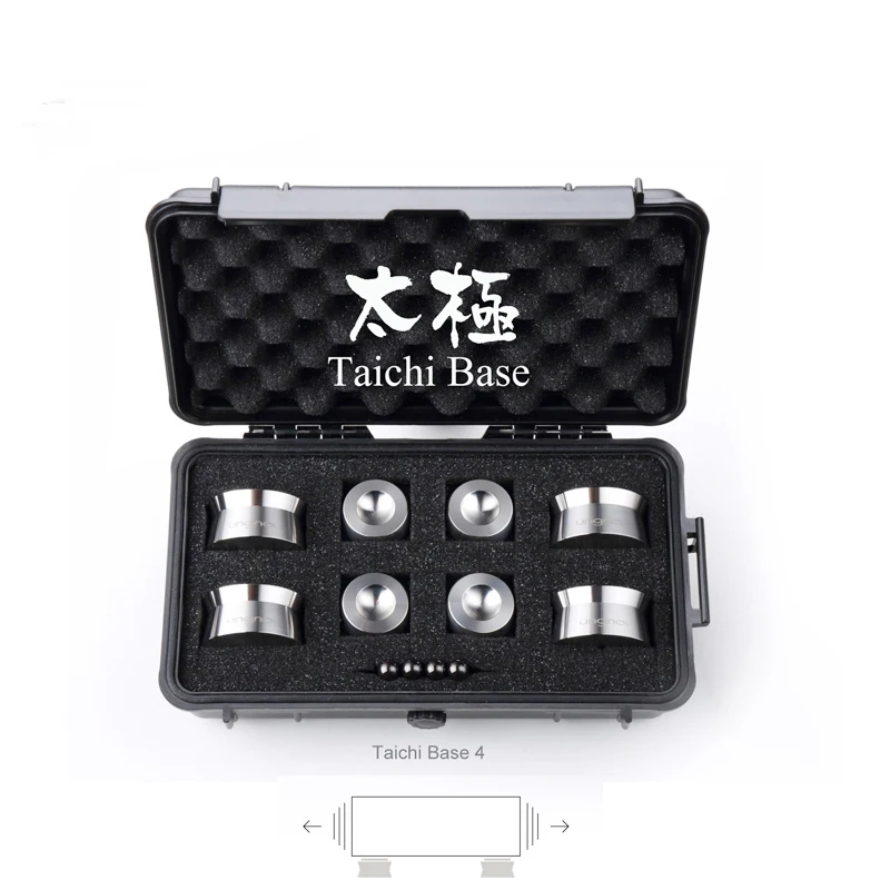 Taichi-베이스 HIFI 오디오 스피커 앰프, 프리 앰프 DAC CD 플레이어 흡수 발 피트 패드 진동 흡수 스탠드 스파이크