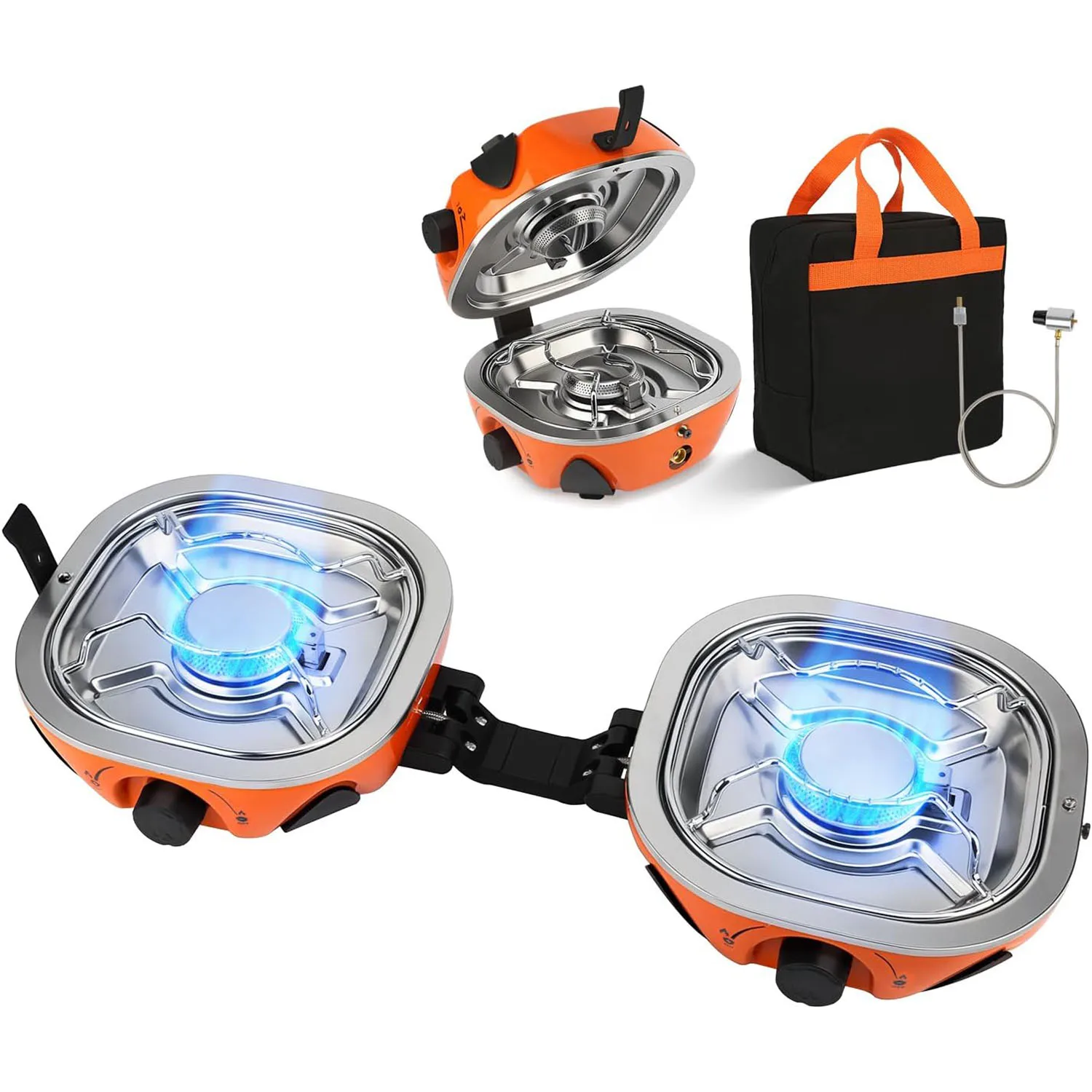Propane Camping Stove – Portable 2 Burner