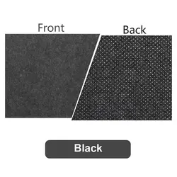 Large Wool Felt Desk Mat - Non-Slip Gaming and Office Keyboard & Mouse Pad (Black-60x30cm)