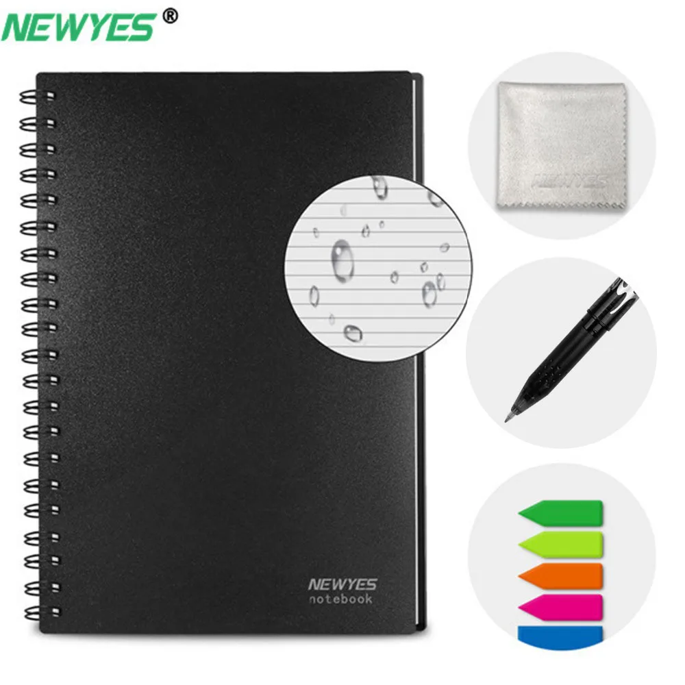 A6 Smart Reusable Notebook Erasable Microwave Heating Waterproof Cloud Storage App Connection Kids Gift Wire Bound Spiral