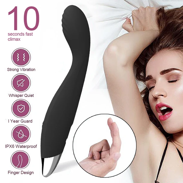Fast Orgasm G Spot Finger Vibrator for Women Nipple Clitoris Stimulator Dildo Vagina Massager Female