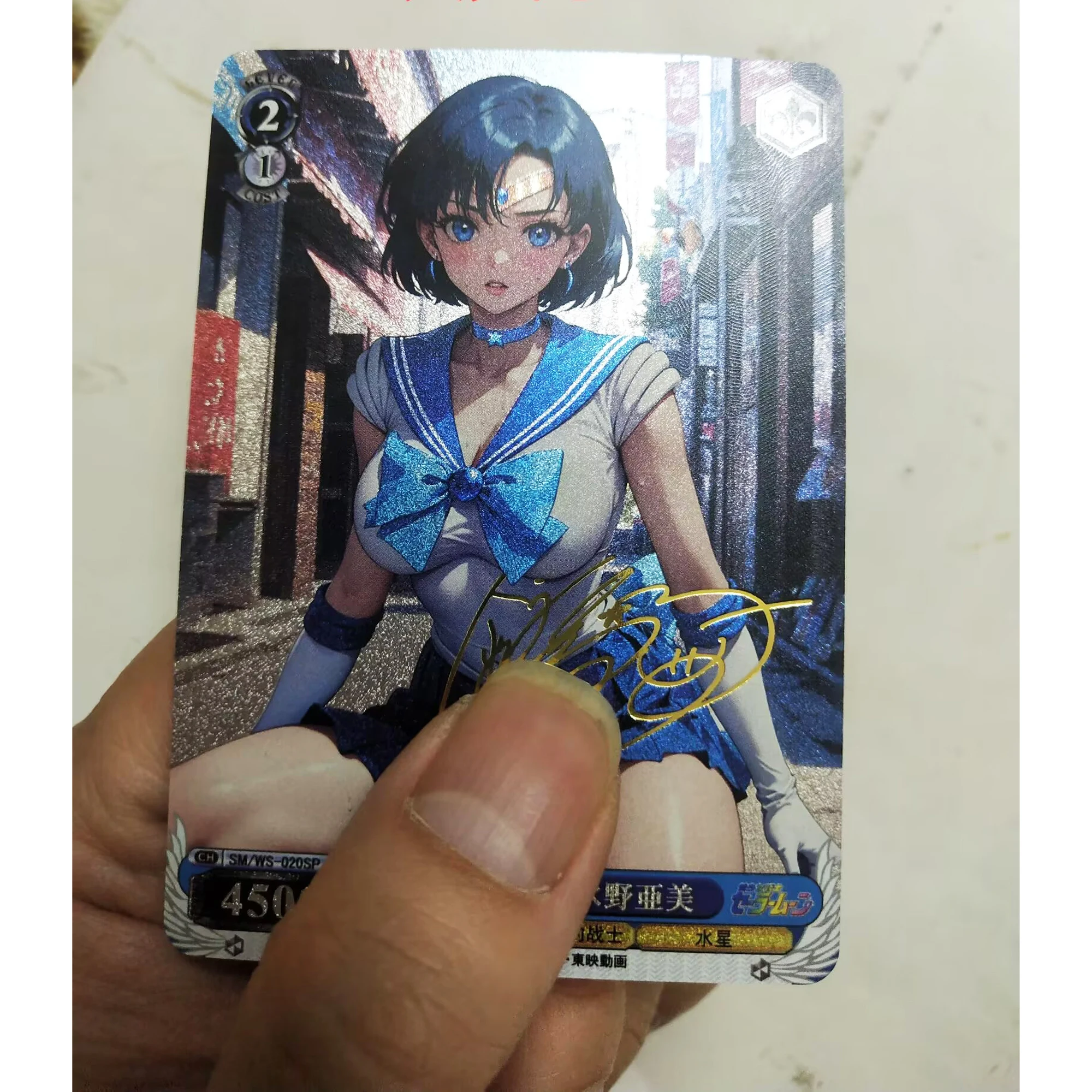 9Pcs/set Diy Anime Girl Tsukino Usagi Aino Minako Hino Rei Mizuno Ami Flash Card Classic Game Anime Collection Cards Toy