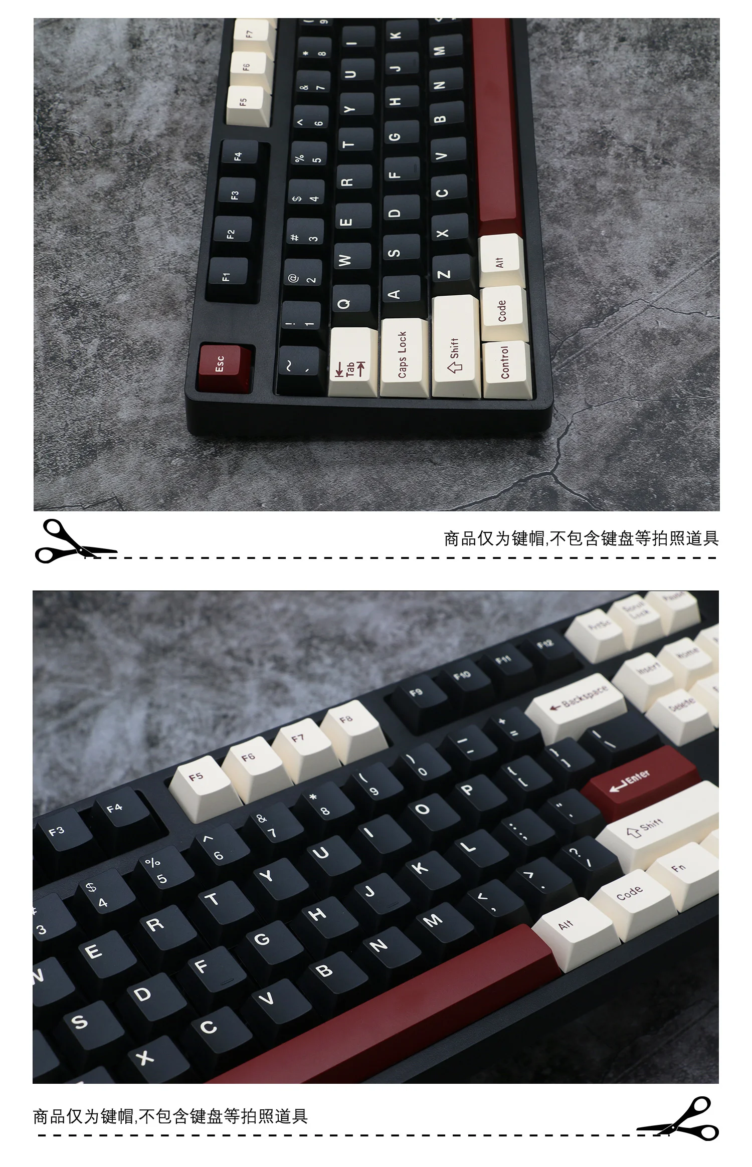 duplo tiro keycap cereja perfil tampões chaves