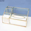 Glass Tissue Box Desktop Remote Control Multi-function Storage Box Cosmetic Organizer Jewelry Boxes Storage Bucket Home Shelf 2