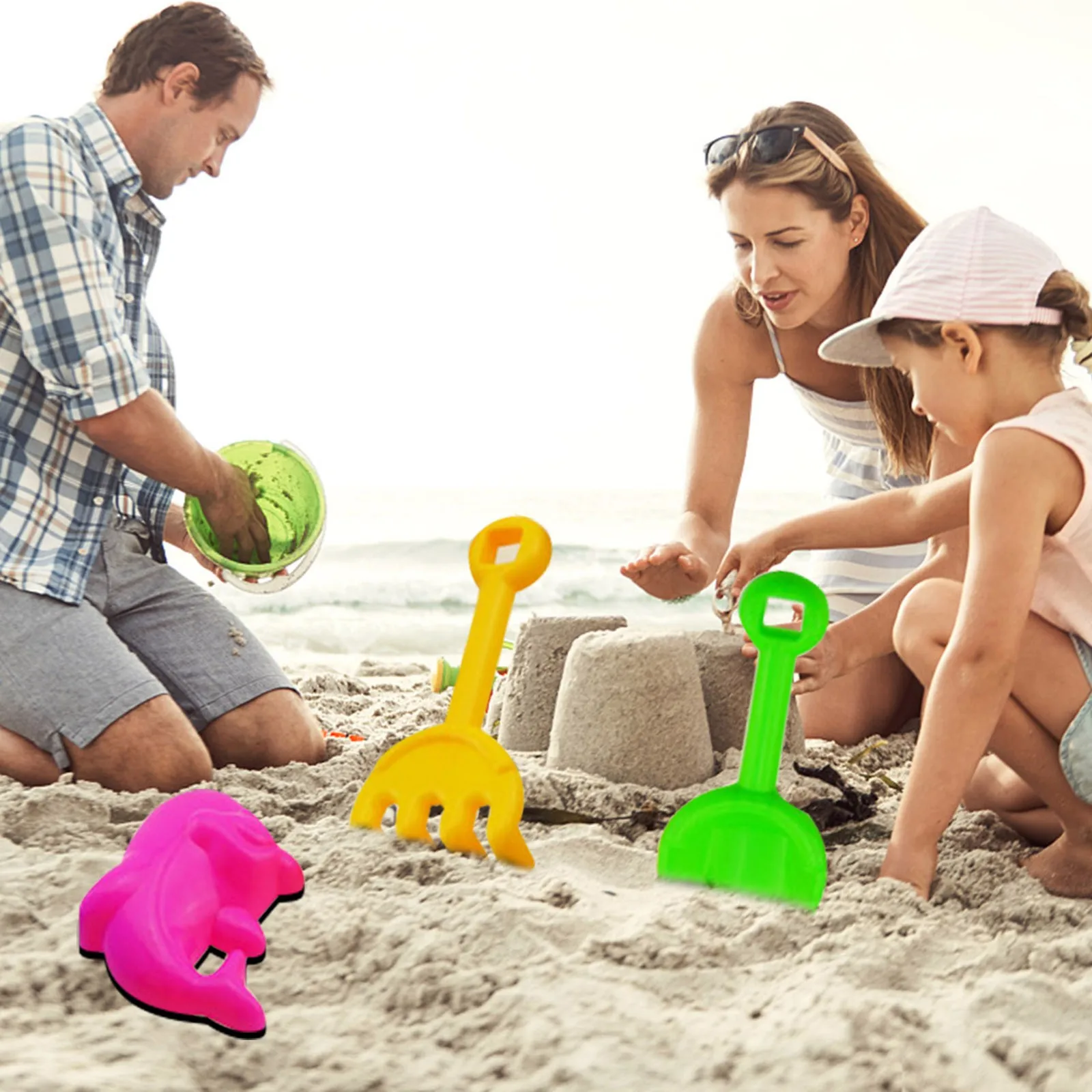 Toys For Children 7 Piece Beach Toy Sand Set Sand Play Sandpit Toy Summer Outdoor Toy Funny Gifts игрушки для девочек Juguetes 2