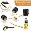 Metal connector hose connector flexible quick release adapter M22-14 high-pressure cleaning machine K series adapter 6