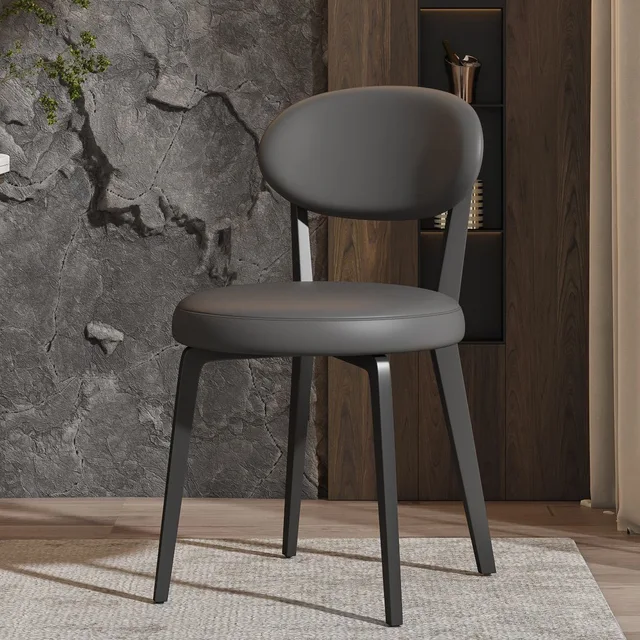 French style dining chair with cream is simple and luxurious. online celebrity designer dining table and chair uses online celeb 3