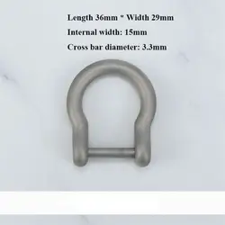 Premium Titanium Alloy Horseshoe Buckles - Versatile Outdoor Keychain Hooks (8)