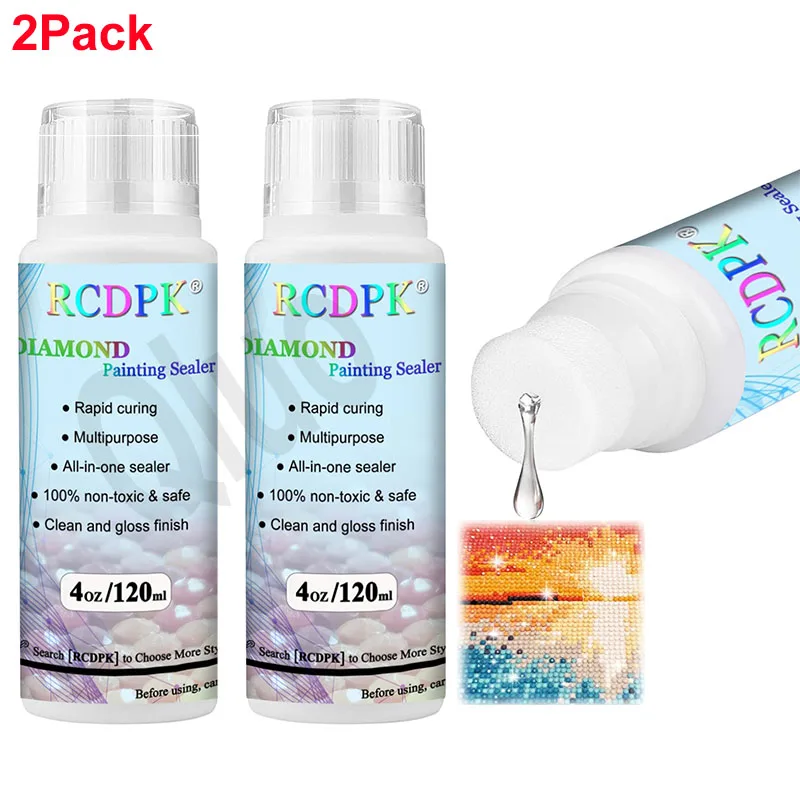 Sealer Glue Anti-dropping Increase Brightness Fast Diamond Drawing Art  Waterproof 120ML Glue Drying 5D A1N5 - AliExpress