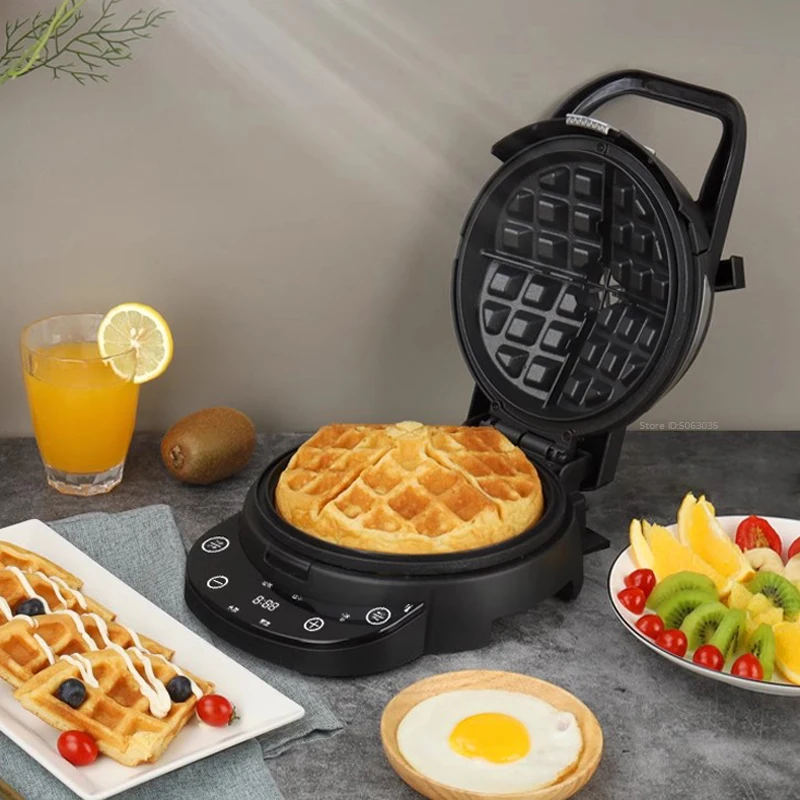 

220V Electric Mini Waffle Maker 700W Household Chocolate Matcha Ice Cream Electric Waffle Machine