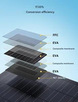 2×240W Flexible Solar Panel Set 480W – Ideal for RV, Camper, Caravan, Boat – High Efficiency Mono Solar Module LS-SP240, Ultra 4