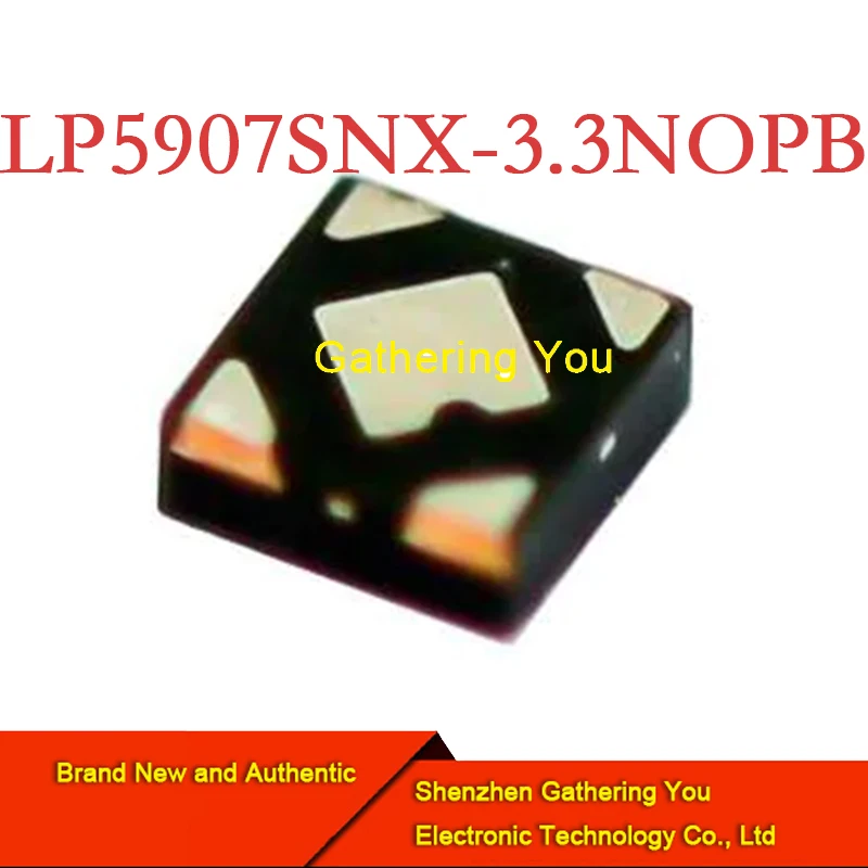 

LP5907SNX-3.3/NOPB X2SON4 Low pressure differential regulator Brand New Authentic