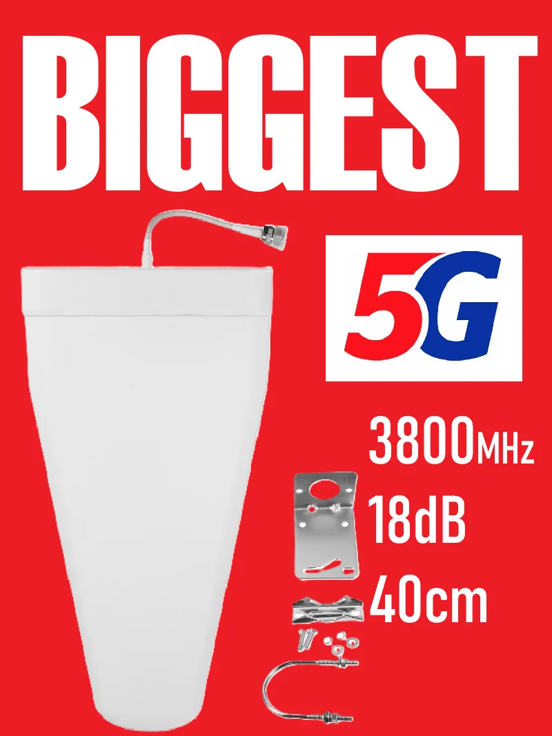 18고이득 실내용 지향성 LDPA LOG 안테나 700 2700 3800 6000MHZ 2G 3G 4G 5G WIFI