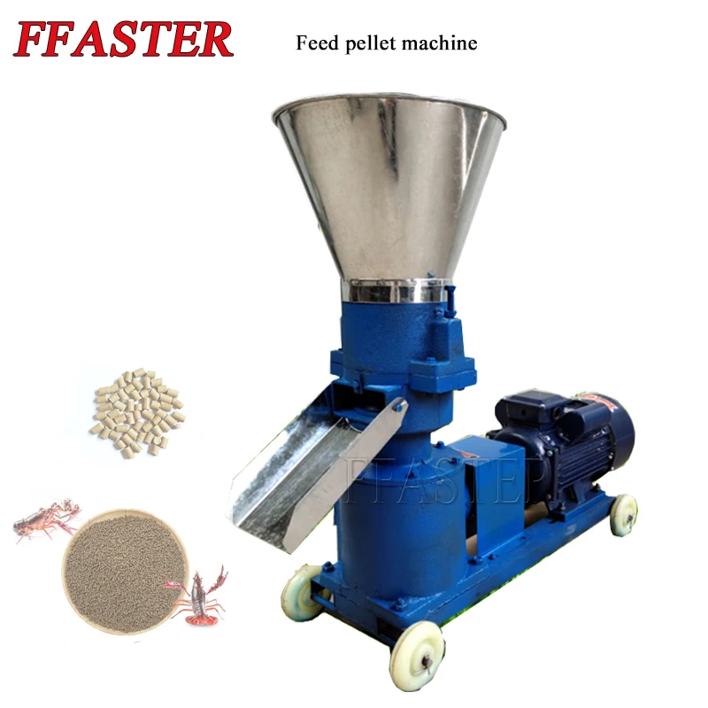 

Farms Use Household Animal Feed Pellet Machine For Poultry Livestock Granulator Poultry Fish Feed Processing Machines