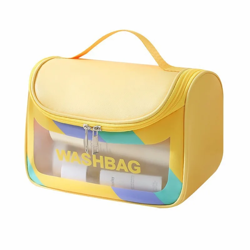 Waterproof Cosmetic Bag Portable Portable Cosmetic Storage Bag Large Capacity Transparent Wash Bag Travel Storage Bag 3