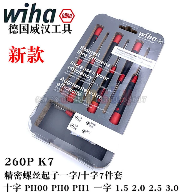 Kit de 7 desarmadores Wiha Picofinish ESD 27392