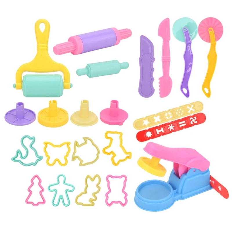 

Children Explore Play Dough Set with Animals Molds Fun Learning Experiences D5QF