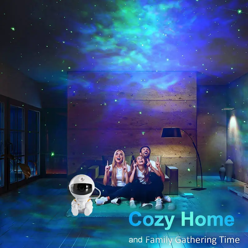 NEW Astronaut Galaxy Starry Projector Night Light Star Sky Night Lamp For Bedroom Home Decorative Kids Birthday Gift bathroom night light