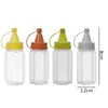 4/20PCS Mini Squeezing Bottles Portable Plastic Tomato Honey Mustard Salad Sauce Container Kitchen Classification Storage Tools 6