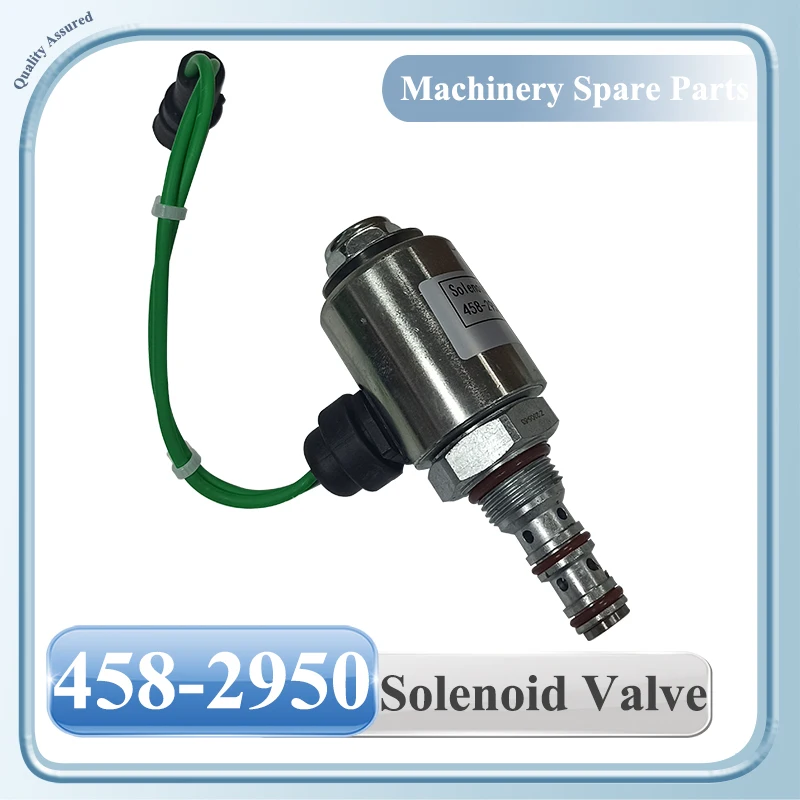 

458-2950 4582950 Hydraulic Diesel Engine Solenoid Valve For Caterpillar CAT Motor Grader 12H 120H 135H 140H 160H
