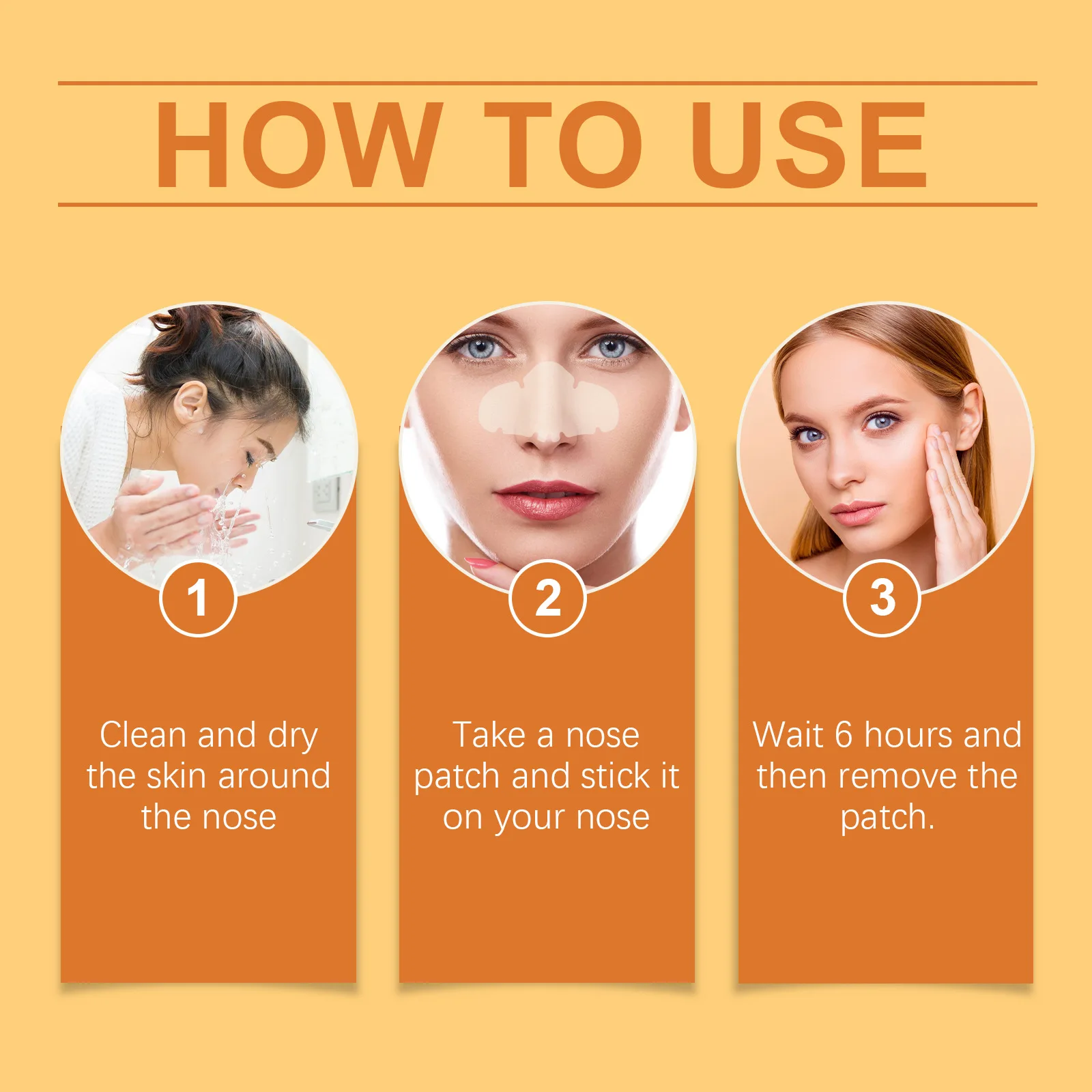 Poriënreinigingspatch Neussticker Diepe reiniging T-zonestrips Mee-eters verwijderaar Olie-controlerende moisturizer Neusreiniging Verzorgingsmasker_voghion.com