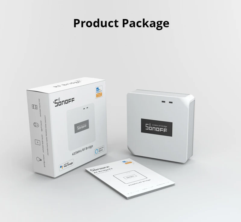 SONOFF RF BridgeR2 433 Smart Hub Wireless eWeLink Gateway Smart Home Control Center Work With Alexa Google Alice SmartThings 6
