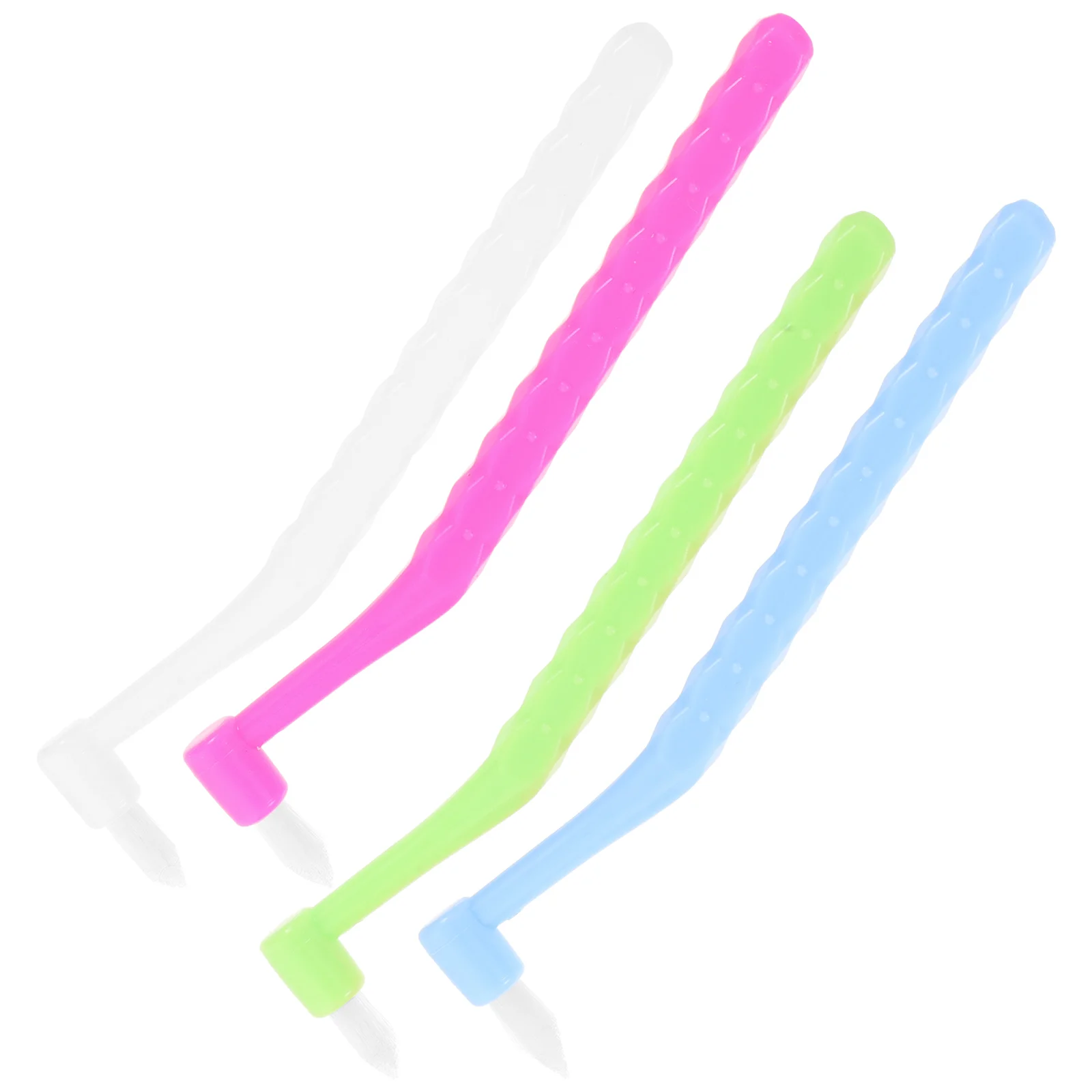 

4 Pcs Gap Brush Interdental Toothbrush Pet Braces Denture Fiber Flossing Travel