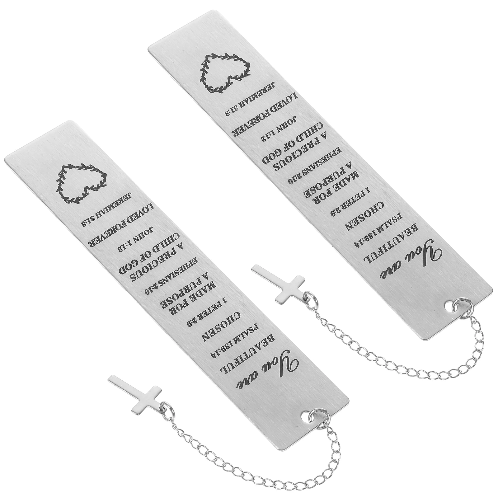 

2 Pcs Gifts for Readers Girls Decorative Bookmark Classroom Prizes Student Lovers Metal Bookmarks Women