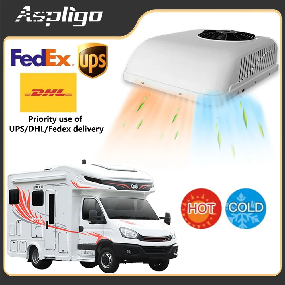 Aspligo-12V-24V-Parking-Automotive-Electric-Air-Conditioner-Heat-and ...