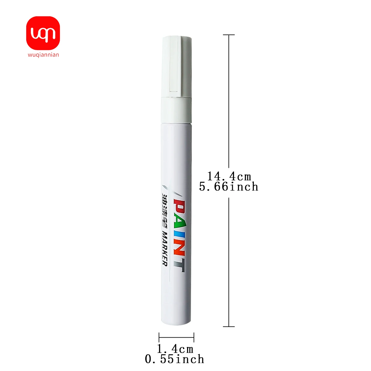 1pcs Car Scratch Repair Paint Pen Oil-Based Water-Proof Tire Tread Rubber Fabric Paint Marker Pen Permanent Black White Red permanent marker pen permanent marker paint marker pen markers pen permanent markers paint pen marker pens art marker pen