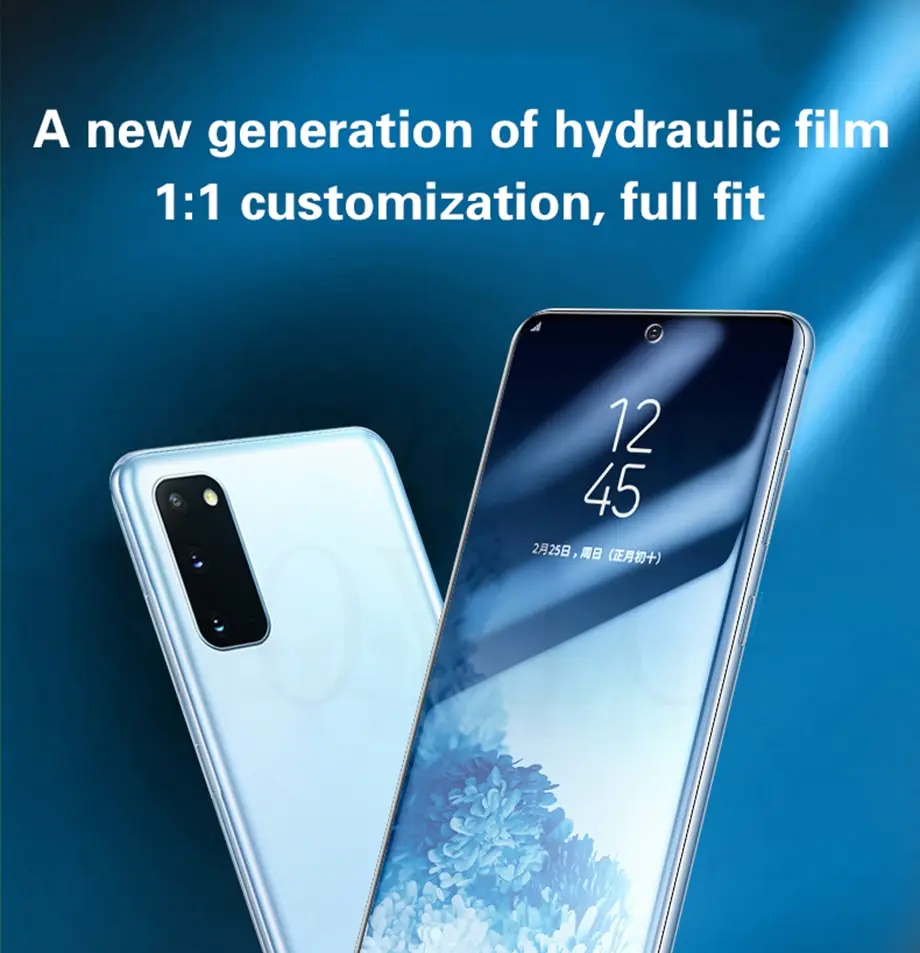 3 Stück HD Full Cover Hydrogel Film für Samsung Galaxy Note 20 8 9 10 Displayschutzfolie – Detail 1