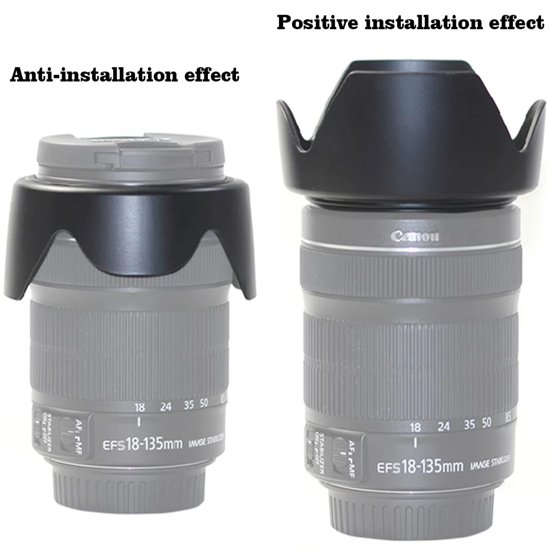 Camera Lens Hood 67mm For EW 73B EW-73B Canon 60D 70D 600D 17-85 18-135 Lens Hood Protector Camera Lens Hood