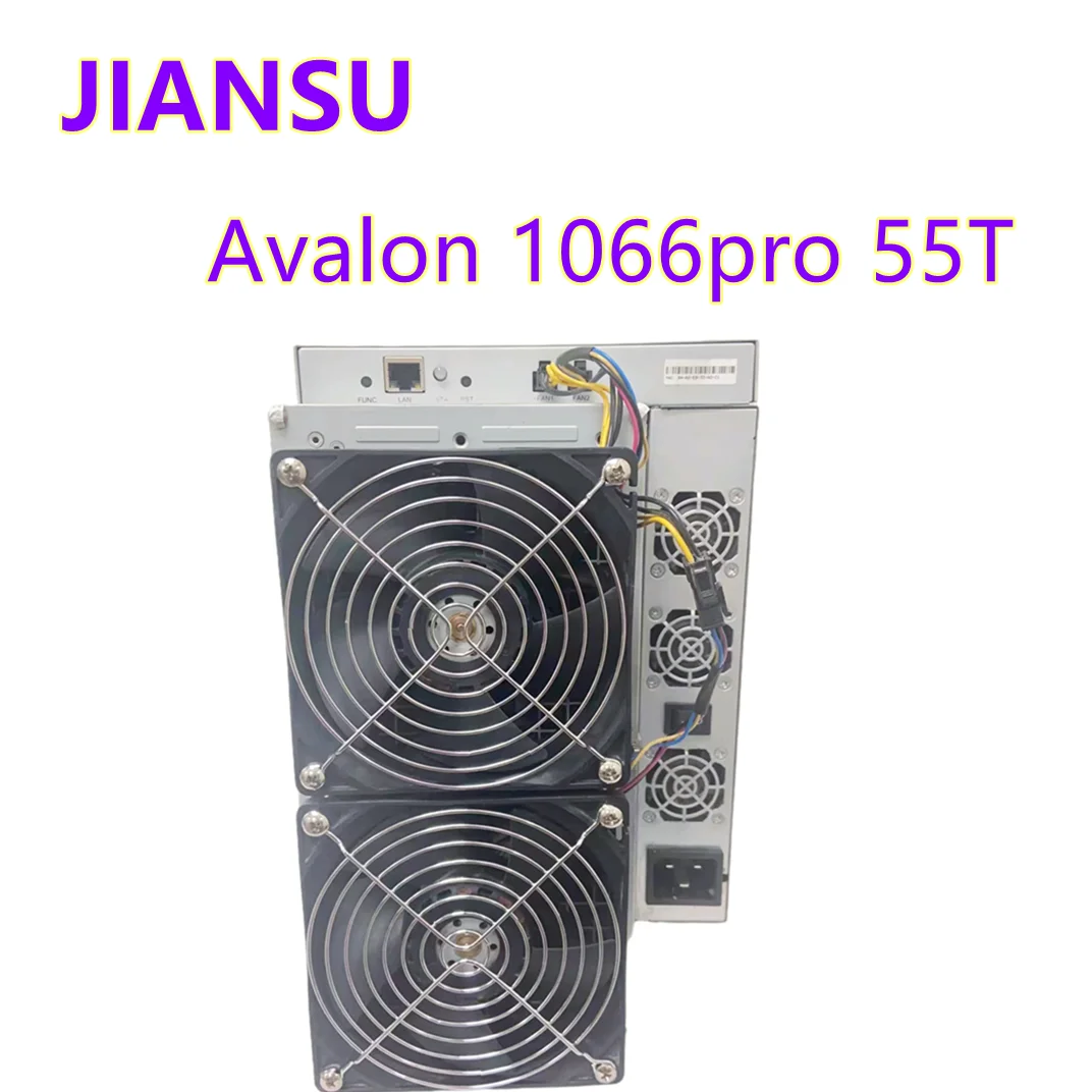 

Used BTC BCH miner Avalon 1066Pro 55T(±10％) SHA256 Asic mine