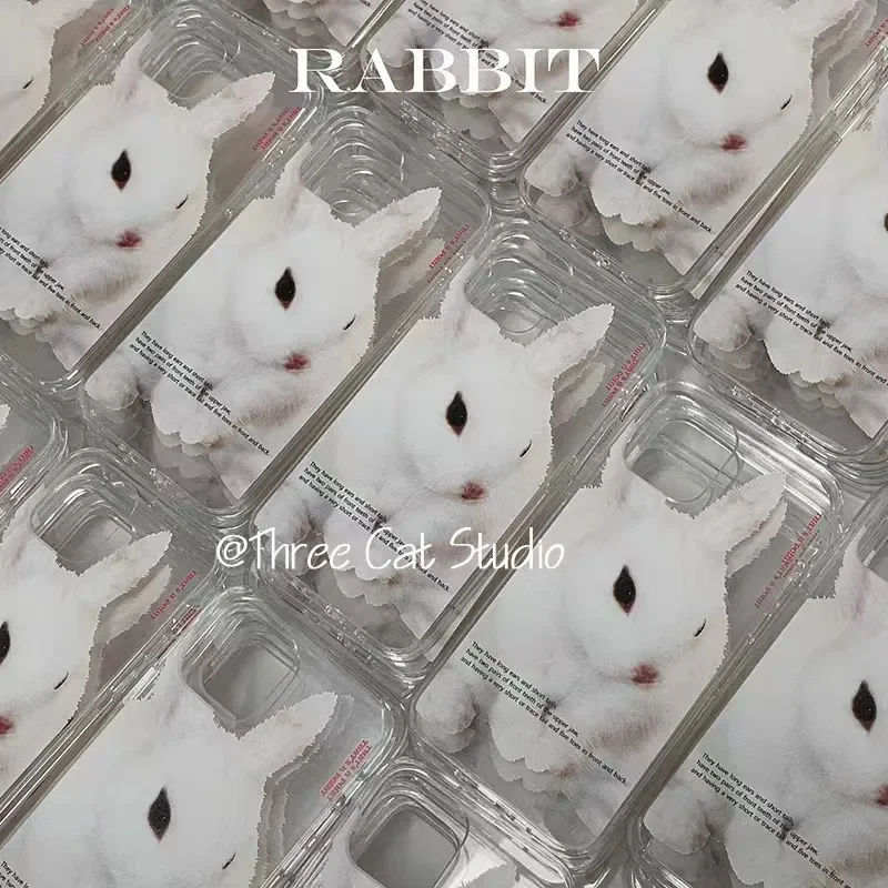 รูปสินค้า เคส iPhone ลายกระต่ายน่ารักสไตล์เกาหลี