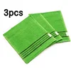 5pcs Korean Exfoliating Bath Body Washcloth Shower Wash Cloths Dead Skin Clean Wash Towel Tool Green bathroom serviette de plage 1