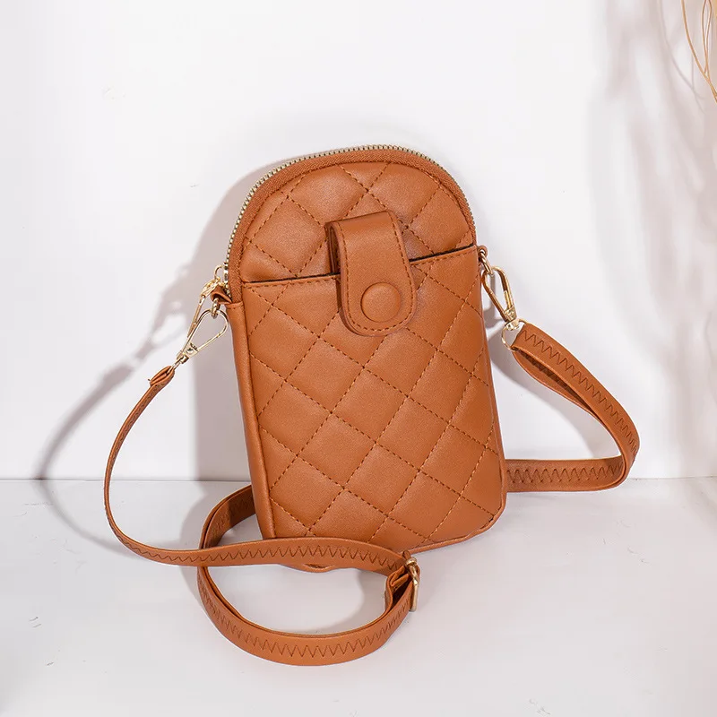  WYAQJLV Pequeñas bolsas cruzadas para mujer, cartera de lujo de  cuero vegano, bolso para teléfono celular, bolso de hombro de diseñador,  Café : Ropa, Zapatos y Joyería