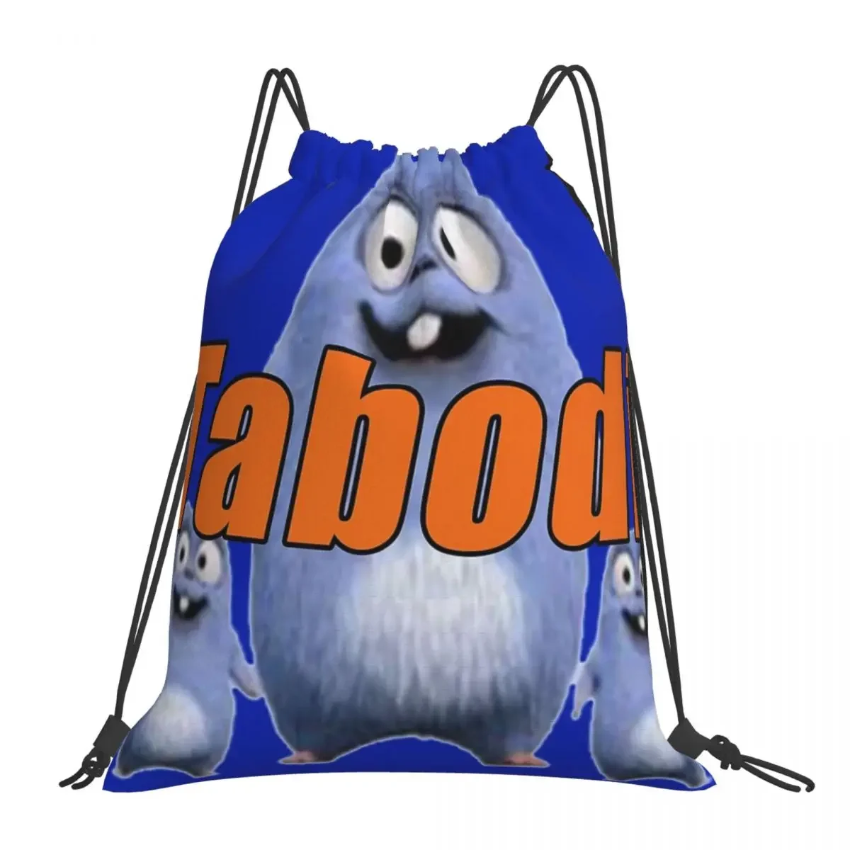 

Grizzy And Lemmings Backpacks Casual Portable Drawstring Bags Drawstring Bundle Pocket Storage Bag BookBag For Travel Students