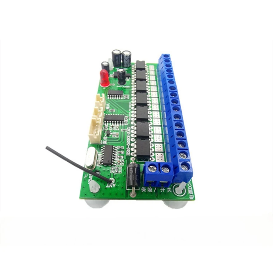 16 Channel 2.4G Remote Control Transmitter + Receiver Board Control Panel 12V Controller DIY for RC Car/Ship/Excavator
