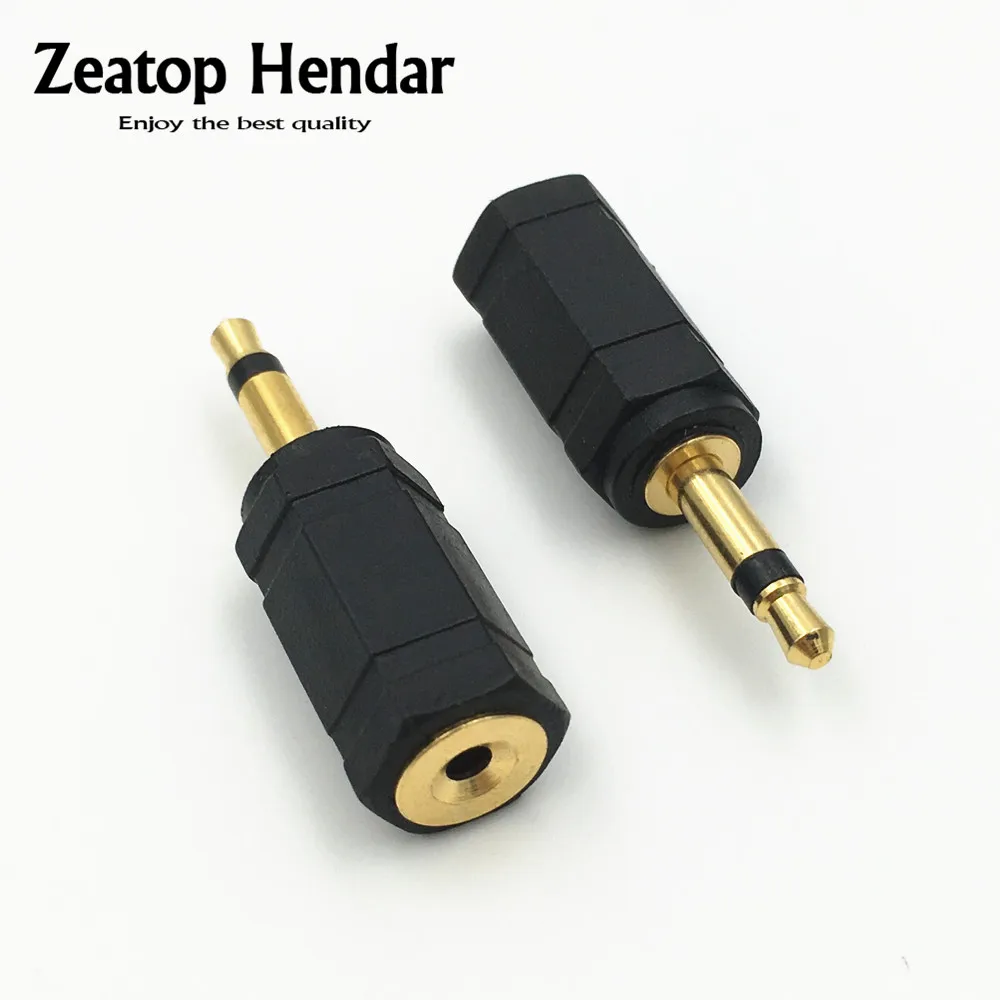2Pcs Stereo Female Jack to Mono Male Plug